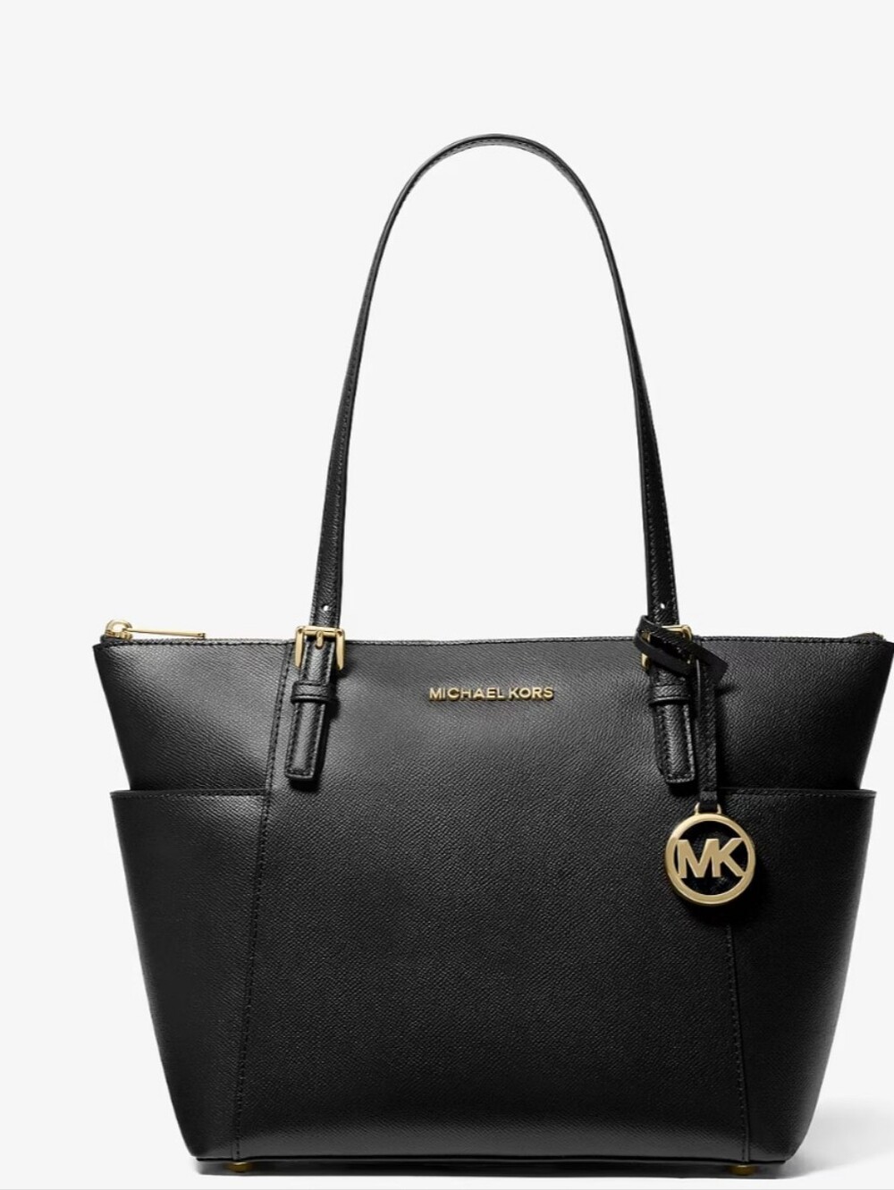 Michael Kors Jet Set Cross Grain Leather Large Tote (Discontinued)